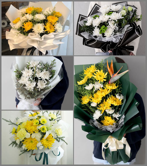 四川成都邛崃市宝林镇百胜村白事花束代送